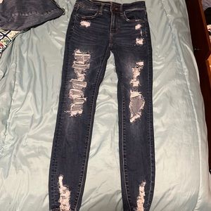 american eagle ripped jeans wore a few times still so cute